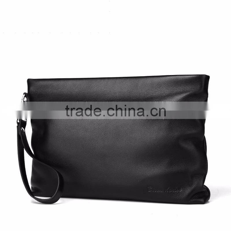 Portable Luxury genuine Cowhide Leather Clutch Small Evening Bag
