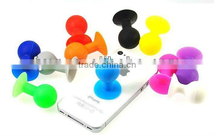 Silicone mobile phone holder silicone sucker for mobile phone