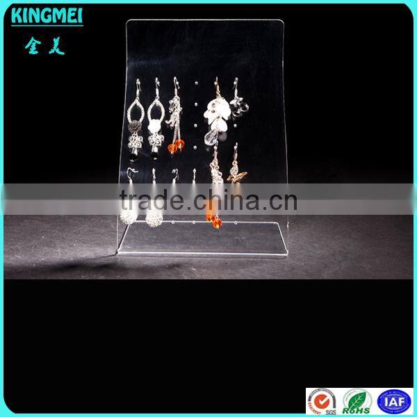Popular hot sell 2 tier clear acrylic ring display holders