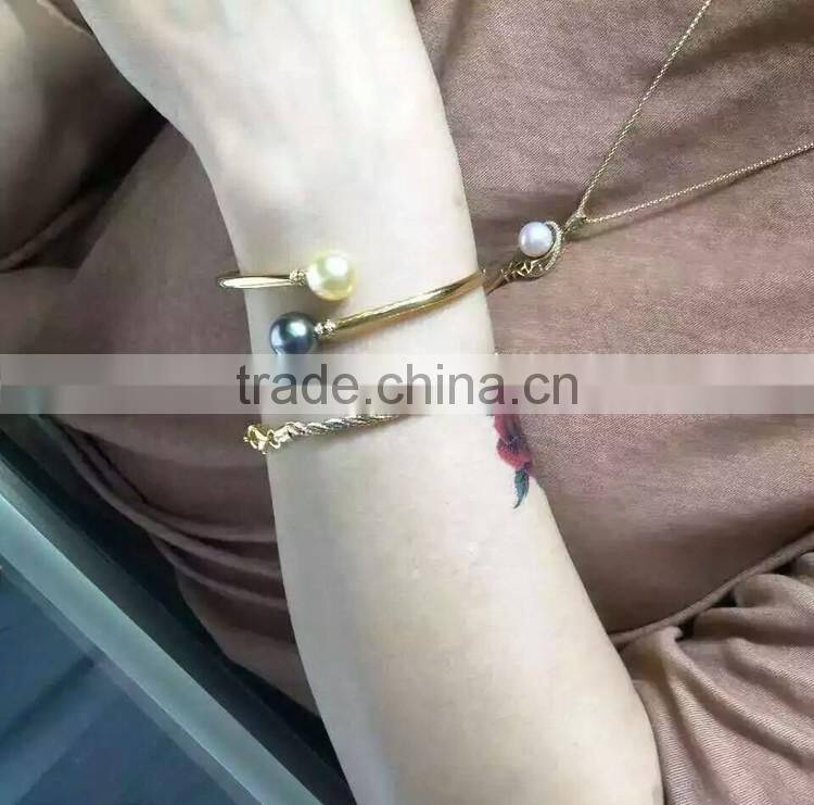 10-11mm multi-color south sea pearl bracelet