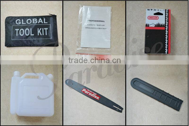 52cc/58cc Cheap Powerful Wood Cutting Gasoline Garden Hand Tool Chainsaw