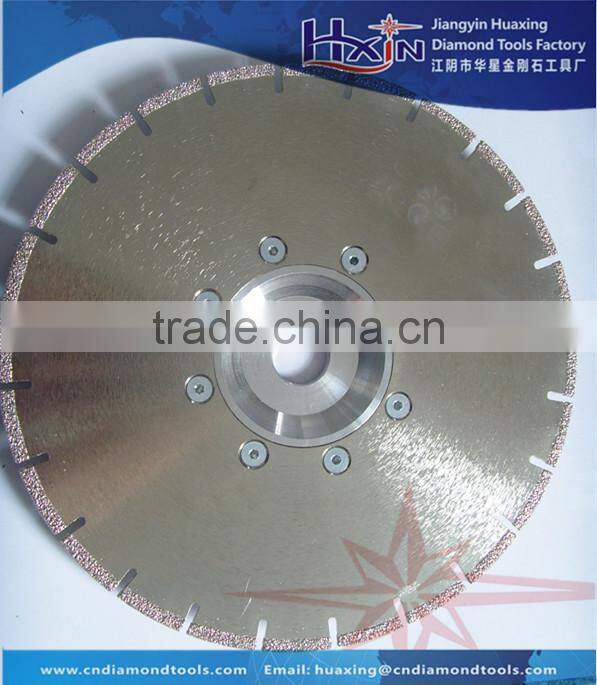 Vacuum Brazed diamond circular cutting Disc/Vacuum Brazed band saw blade for granite
