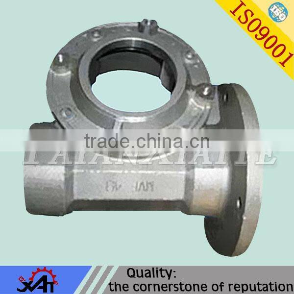 carbon steel resin sand casting pipe valve for pipe fitting valve part