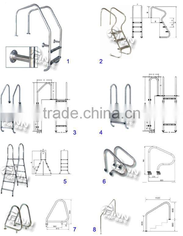 High quality swimming pool equipments for large swimming pools