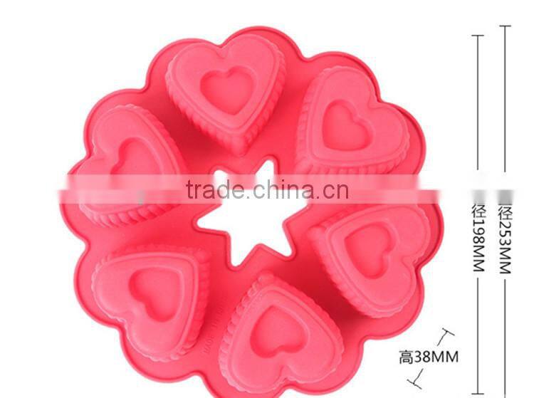 Non-stick flexible plastic food molds industrial loaf soap mold