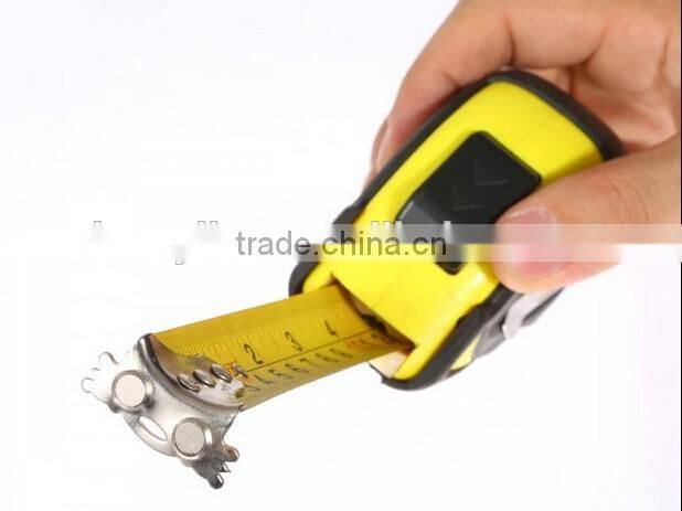5m and 7.5m rubber covered tape measure with magnetism design