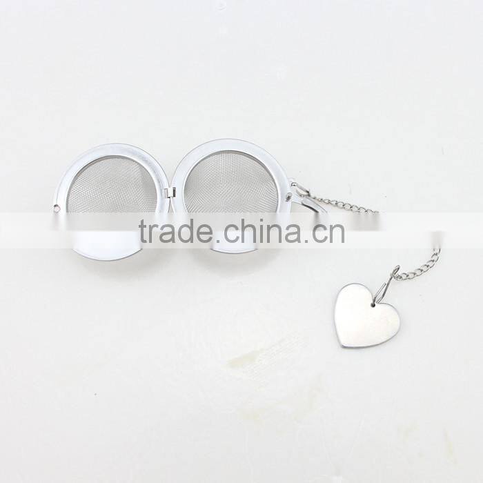 Stainless Steel Mesh Tea Infuser With A Hook Chain