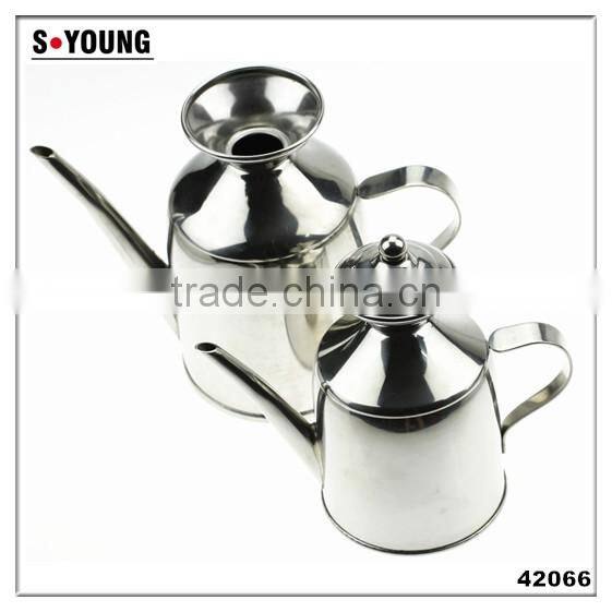 42066 18/8 Stainless Steel Oil Pot,Oil Can,Oil Kettle