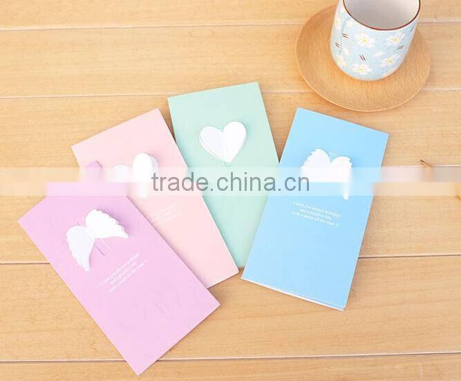 4 Colors High Quality Paper Material Happy Birthday Card,Wedding Card, Handmede Greeting Cards