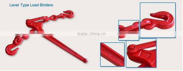 US TYPE RED PAINTED STANDARD RATCHET TYPE LOAD BINDER