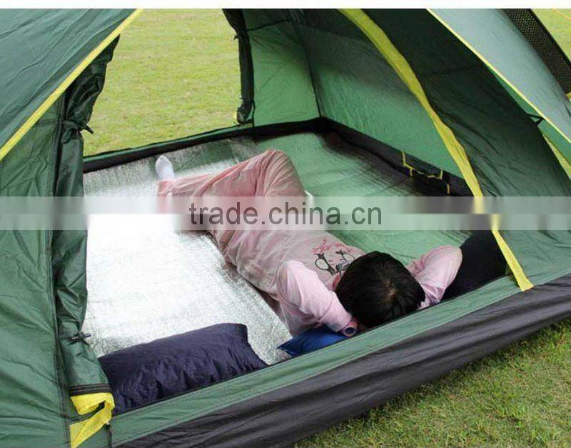 Outdoor large family camping tent waterproof pop up 4 person folding camping hiking tent