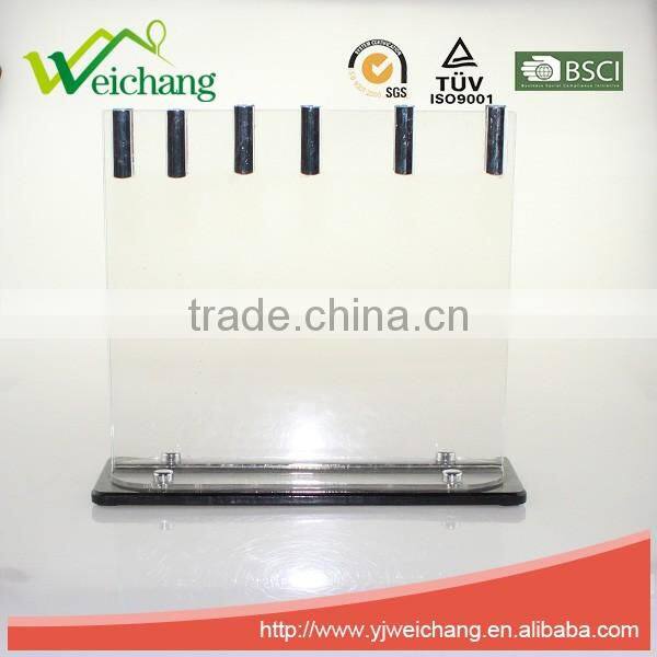 WC421K Premium Utility acrylic knife holder New design great kitchen helper knife block set