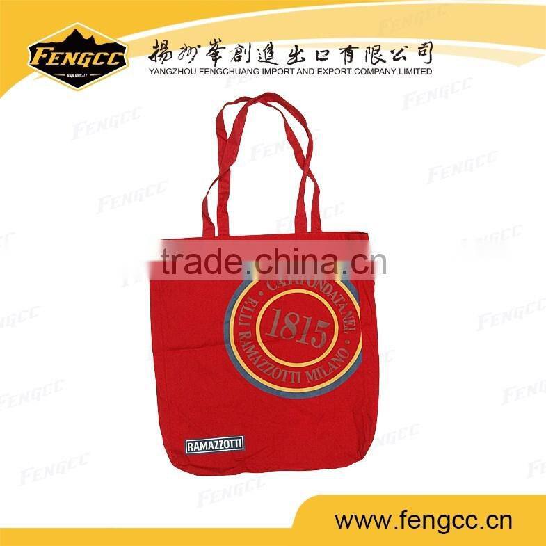 2016 hot sale cotton shopping bag with handle