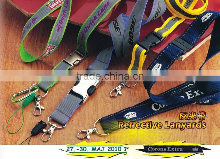 10mm wide silk-screen nylon lanyard