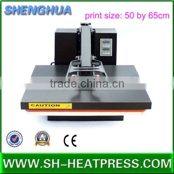 Cheap price plain heat press transfer machine used for tshirt printing