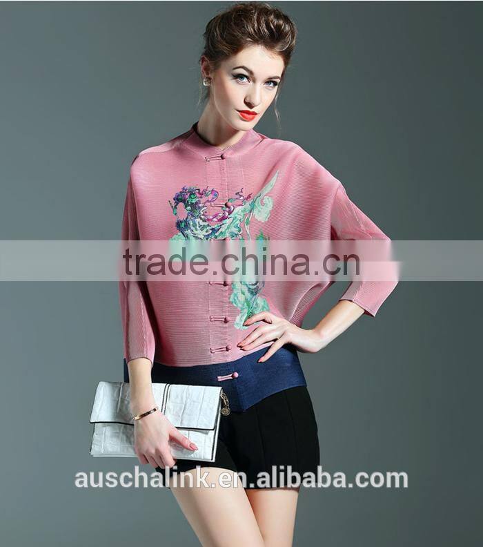 newest chinese stylish popular sexy ladies loose top factory price