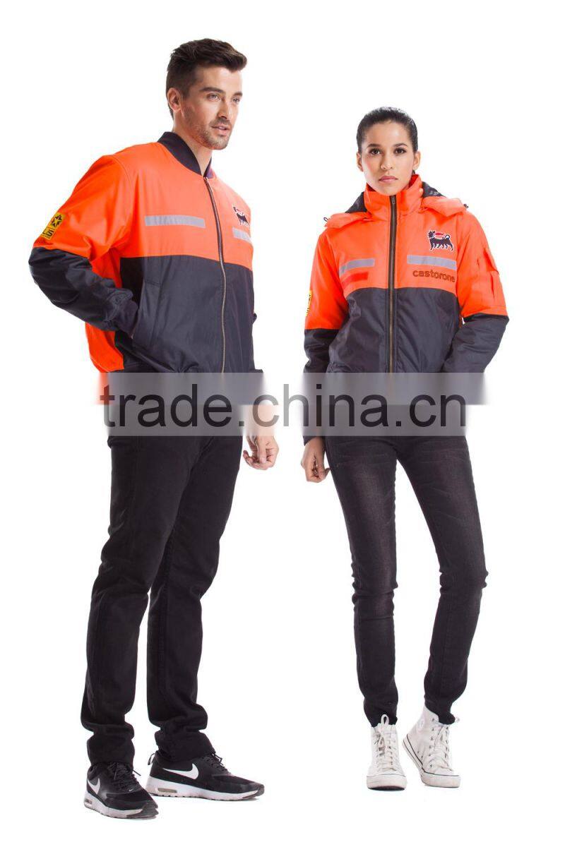 2015 New OEM Anti static work Uniform one piece water proof jacket fire-fighting protection safty set clothes high Quality