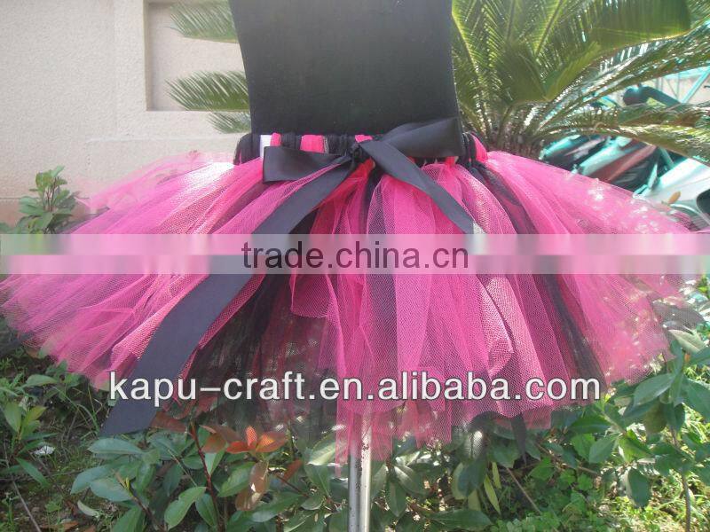 Wholesale boutique baby handmade tutu skirt, ballet tutu professional red princess tutu skirt for children
