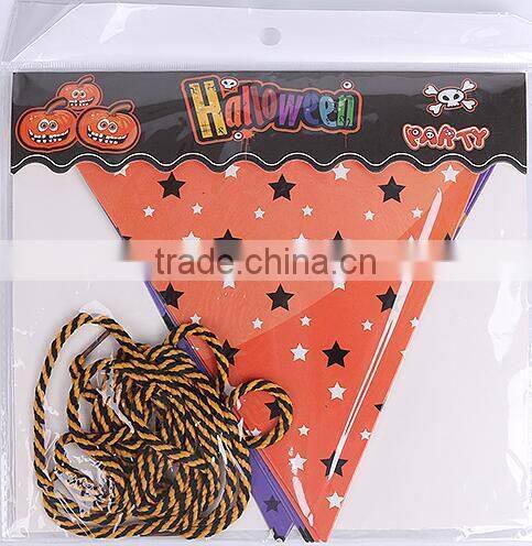 paper Halloween party pennant decorations
