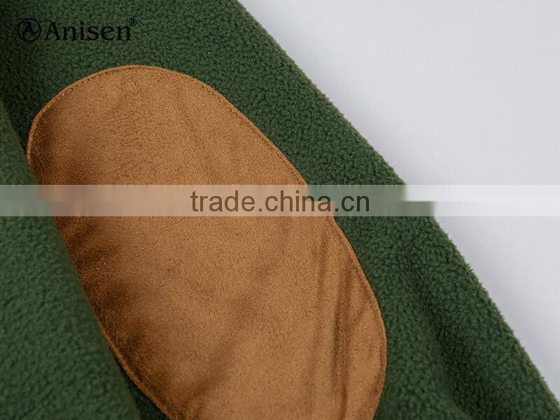 wholesale OEM cheap good quality man school uniform fleece shirt jacket