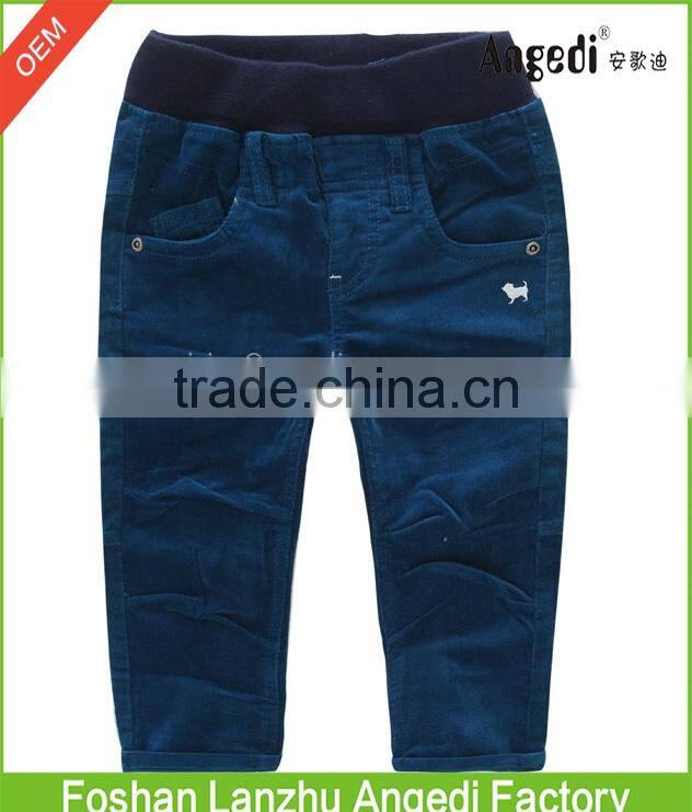 Baby Boy's autumn &winter apparel corduroy pants solid color Anti-Pilling pants for boy