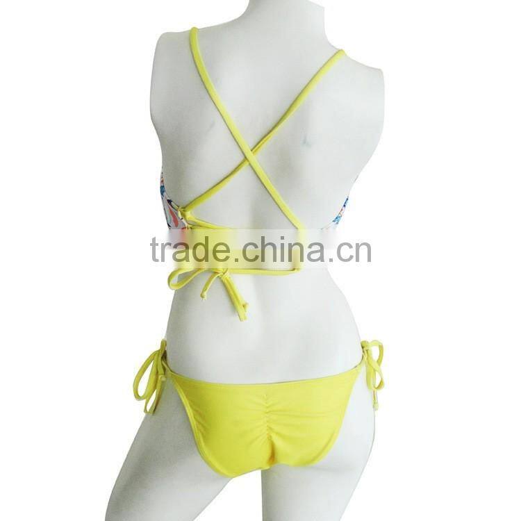 Printed two-piece swimsuit sexy bikini