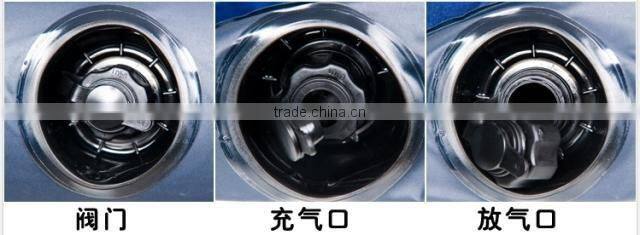 INTEX Blue Flocking Air Bed Trumpet