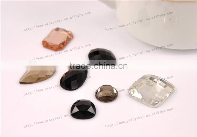 flat back rhinestone non hotfix crystal glass stone for garment clothing decoration