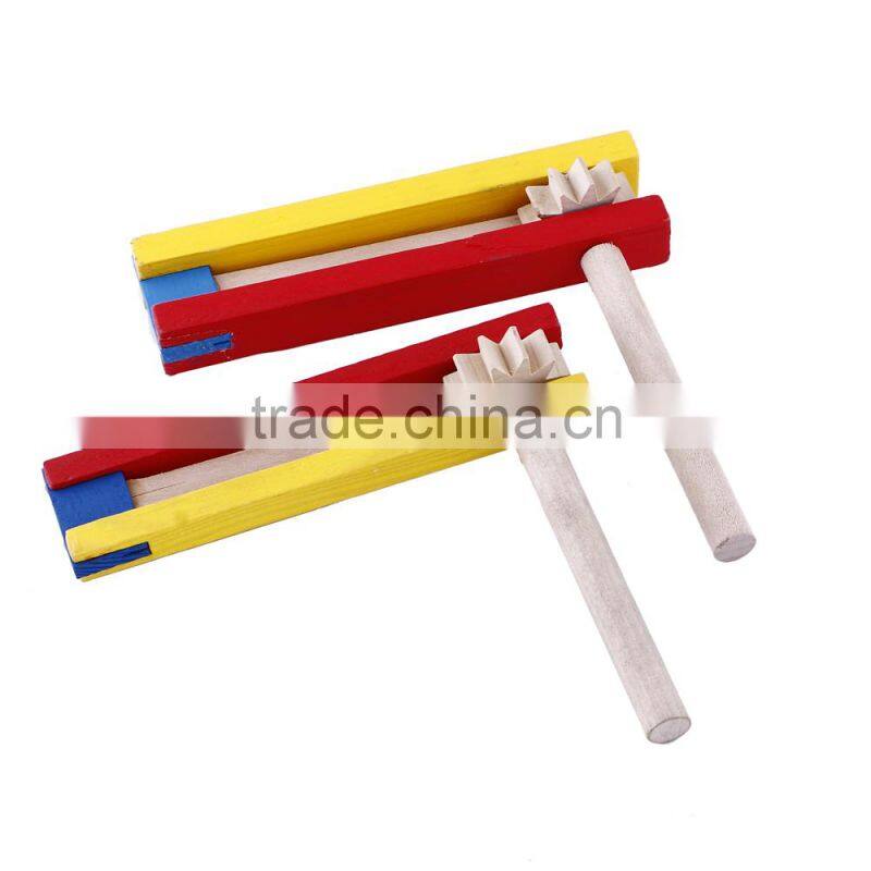 Tambourine party favors wholesale wood tambourine mini kids instruments logo printed tambourine