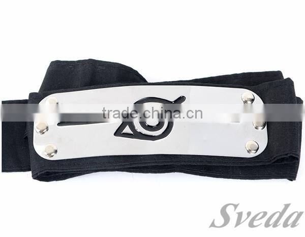 Hot Japanese Animation Naruto headband Naruto cosplay accessories Naruto handband
