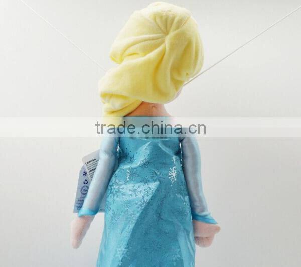 Hot Movie Frozen Elsa Anna Plush toy Frozen doll Elsa Anna soft toy wholesale