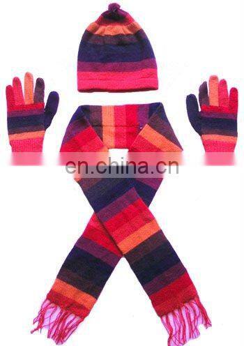 fashional pretty lovely super warm soft cozy popular chlidren knit set