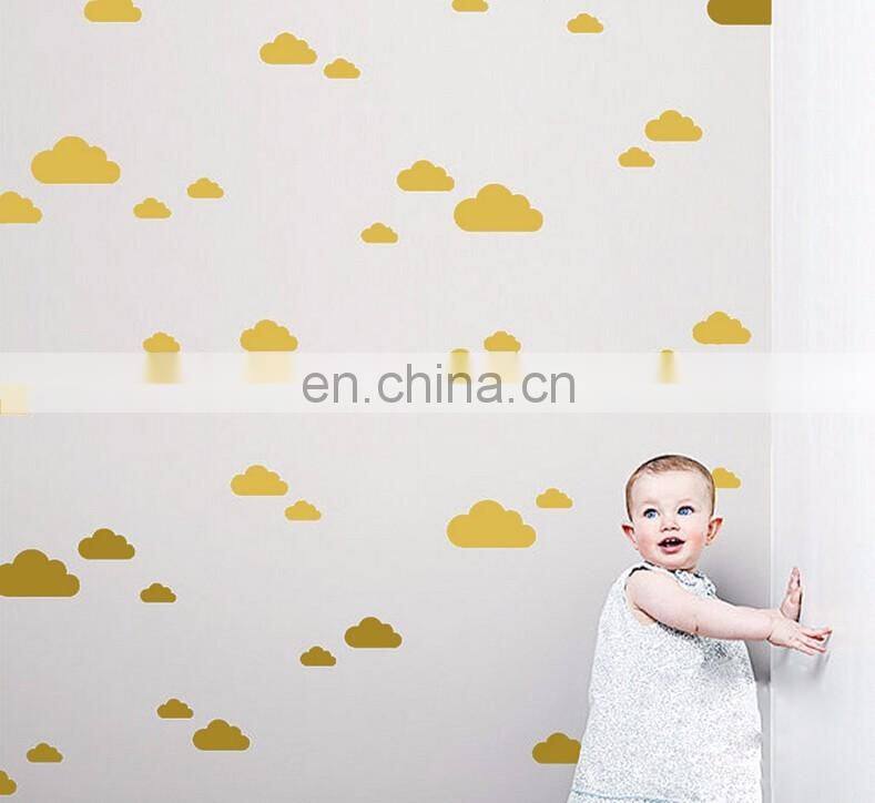 Ins Style Cloud Shape Vinyl Wall Sticker Children Room Home Decoration Mural Roon Decal