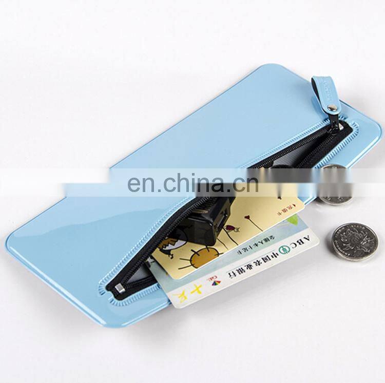 Pure color pvc factory outlet hot sale pencil bag