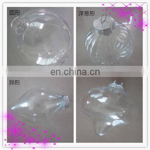 Plastic Transparent Chtistmas Ball dia.6cm,8cm and 10cm