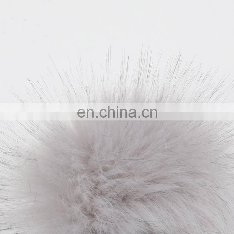 TOROS classic women knit hat 20 rabbit fur 80 acrylic hat with pompom beanie hat for women