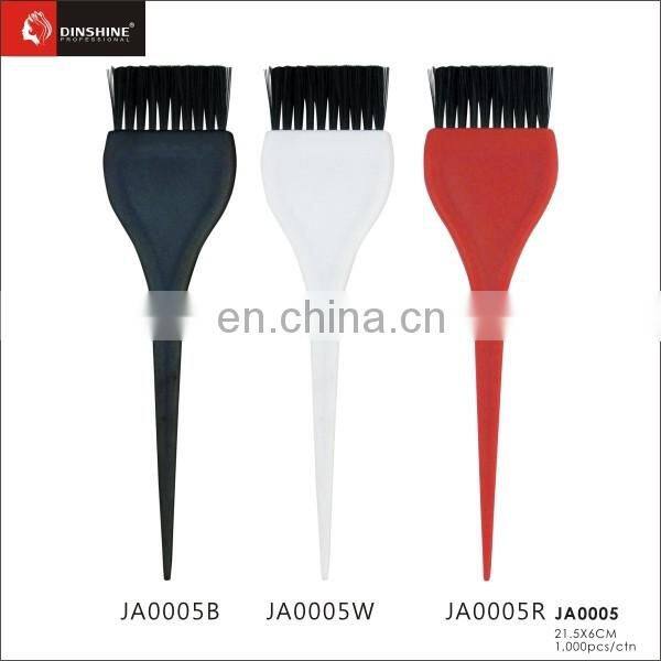 New design fade-proof Salon plastic hair dyeing bowl & brush set