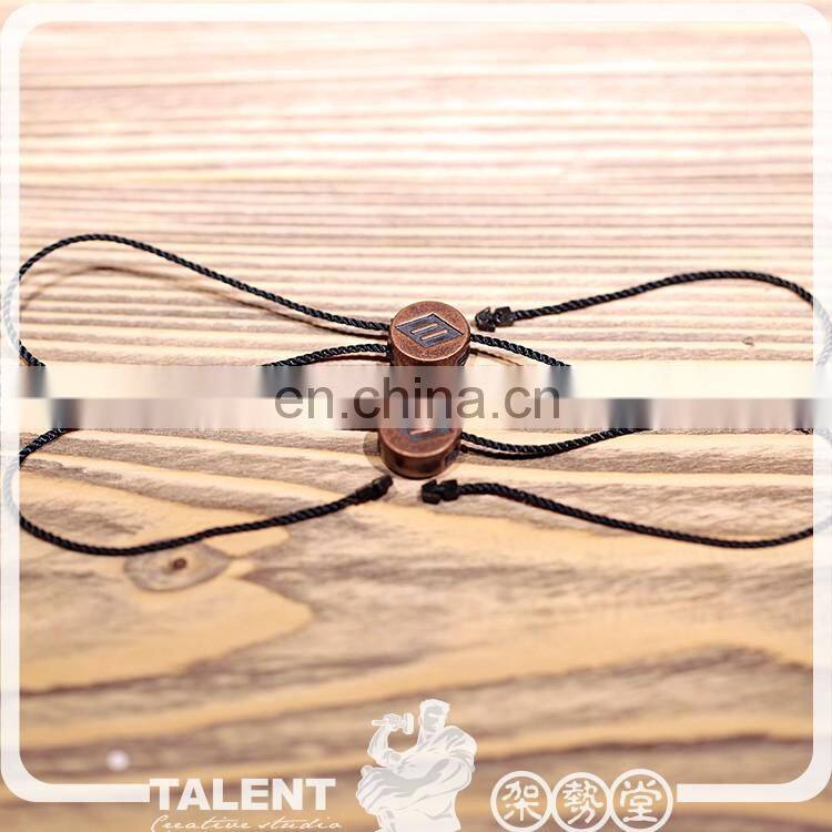 custom private engraved brand name logo printed string seal metal hang tag