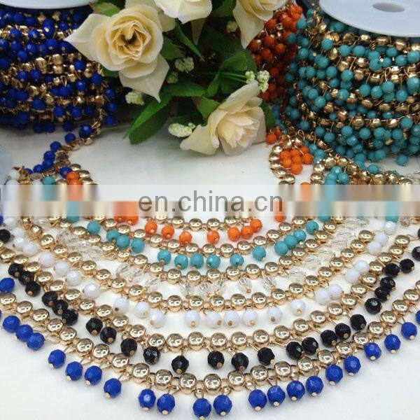 hot sell leave metal chain trimming sew on clothing bags or shoes garment accessories