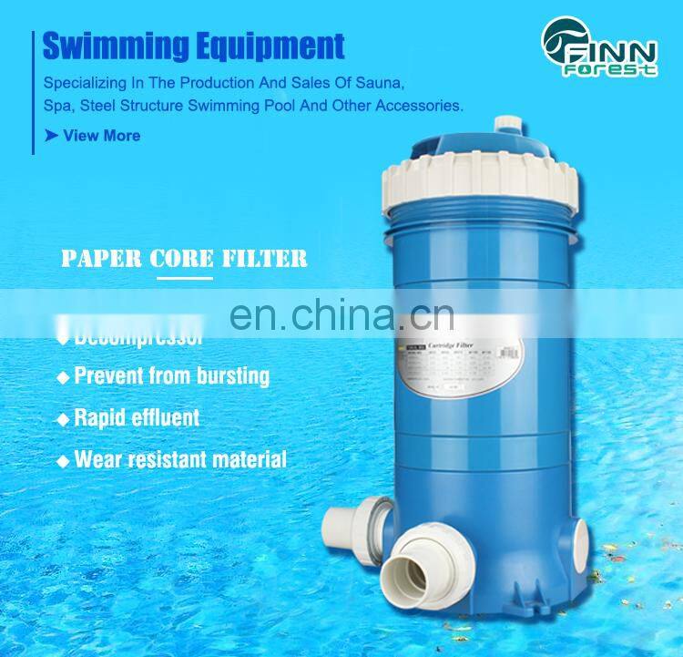Portable Paper Cartridge Above Ground Cartridge Pool Filter