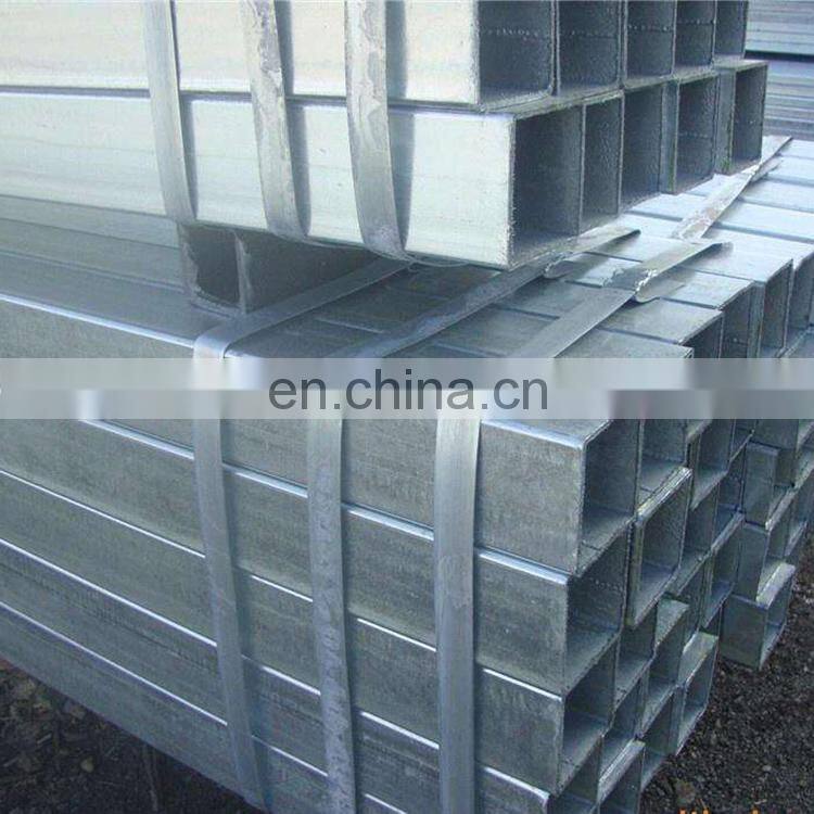 Factory wholesale galvanized competitive price standard square tube/pipe