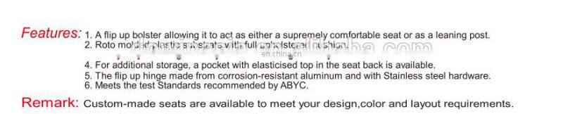 Deluxe Flip Up Boat Seat