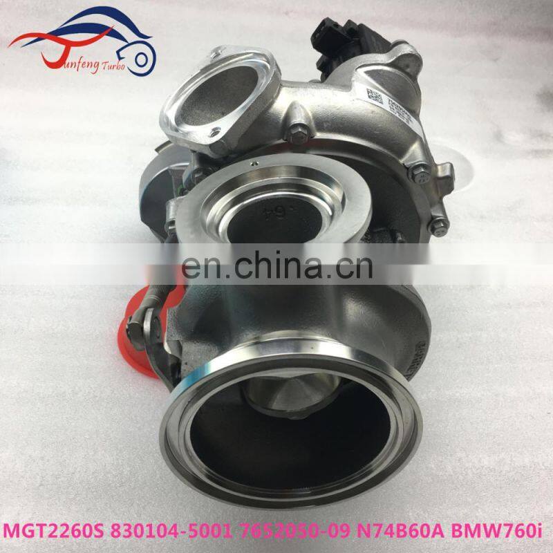 MGT2260S turbo 830104-5001S 11657646095 N74B60A Engine Turbocharger for BMW 760 i F01 F02 F03 Engine