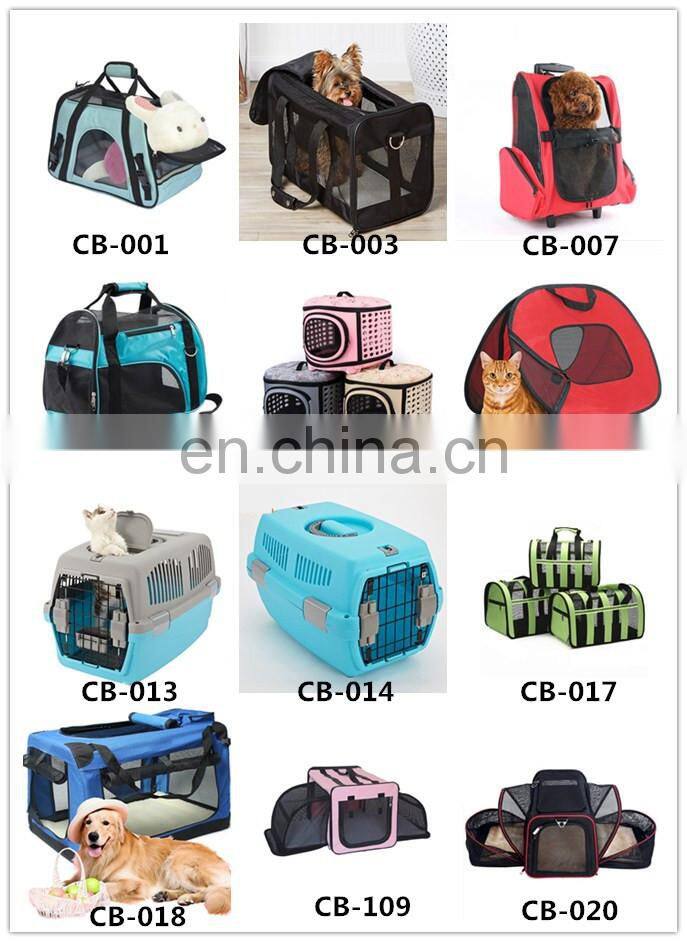 Waterproof Pet Dog Travel Cage with Roll Up Window Waterproof Pet Carrier for Dog Cage