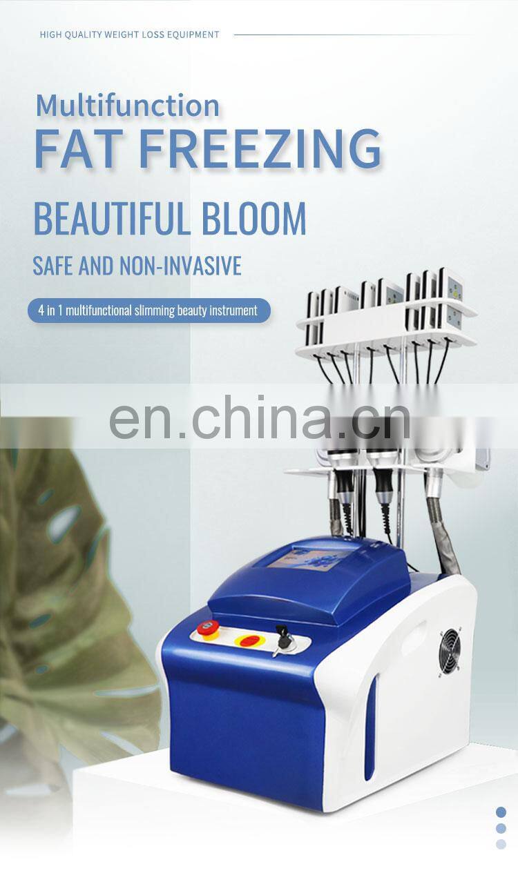 Vacuum Fat Freezing System RF Cavitation Slimming Laser Pads Machine Price