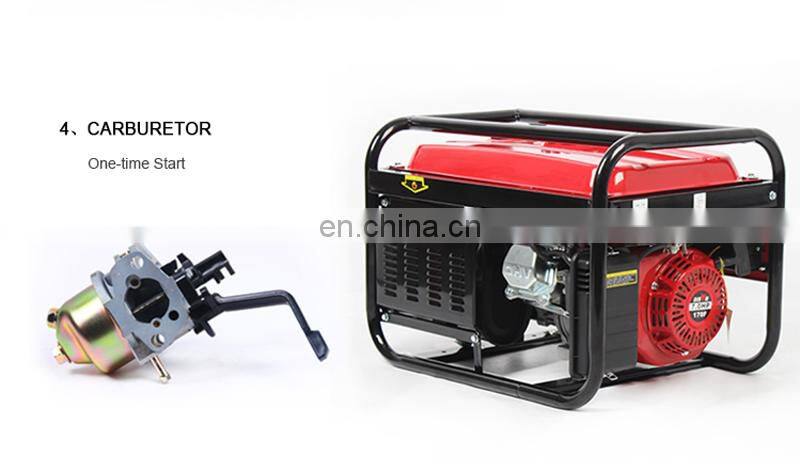 Professional BS3500 3kw Home Use Portable Petrol Gasoline Generator With Good Quality