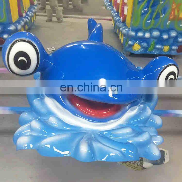 cheap amusement rides 4P mini train amusement rides indoor trackless train with track