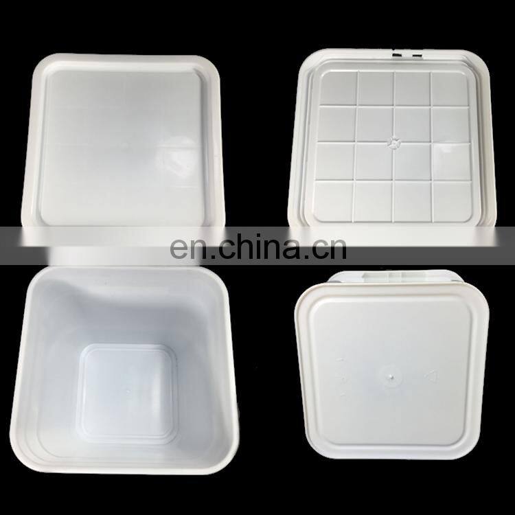 Factory wholesale packaging pail 20L square plastic bucket