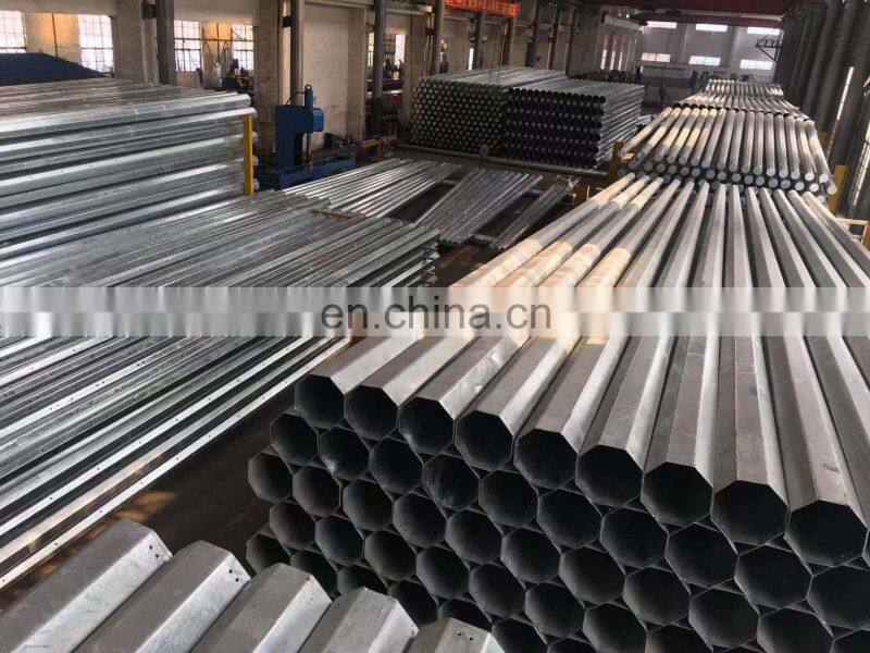 Q345 9M steel pole for Philippines