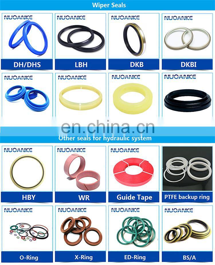 Hydraulic Cylinder Seal NBR FKM Replacement UPH USH Wear Ring Wiper Excavator Seal Kit Piston Rod Hydraulic Seal Ring